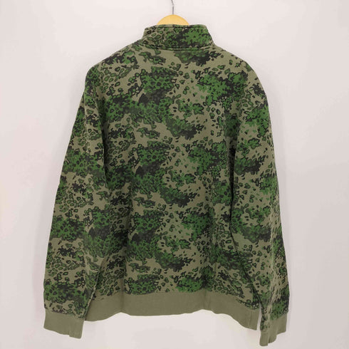 ハフ HUF 21AW CONTRA 1/4 ZIP FLEECE / HUF ハーフジップ フリース カモ メンズ import:L